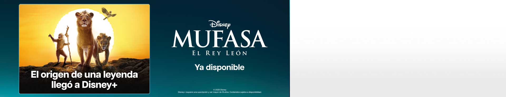 Mufasa en Disney Plus