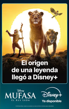 Mufasa en Disney Plus con Telmex