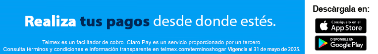 Realiza tus pagos estés donde estés sin comisiones.Descarga en AppStore o Google Play