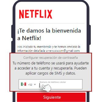 Paso 6 Bienvenido a Netflix