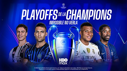 playoffs de la champions en HBO Max con Telmex