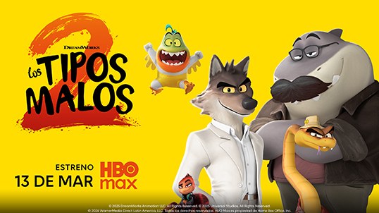Los tipos malos en HBO Max con Telmex