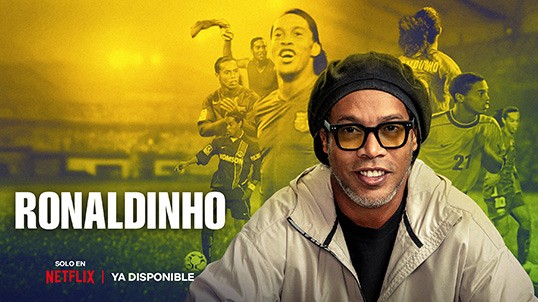 Ronaldinho en Netflix con Telmex