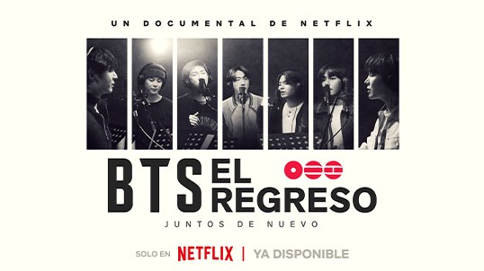 BTS el regreso en Netflix con Telmex